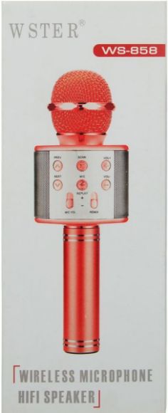 Picture of WSTER Wireless Microphone Hifi Speaker WS-858