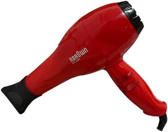 صورة RBROWN BR-2288 - مجفف الشعر الاحترافي من بي آر براون  - ساخن & بارد - أحمر