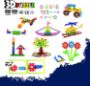 Picture of Snowflake Building Blocks Around 100 Pieces For Kids